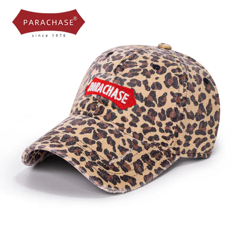 Vintage Unisex Baseball Cap Black Embroidered Parachase - Image 6
