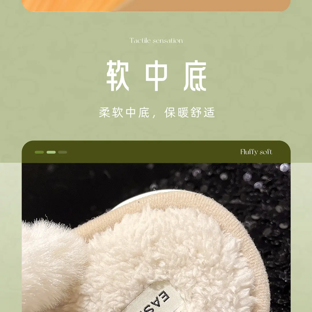 Cotton Slippers for Women Winter 2025 New Warm Fleece-Lined Thickeneded Home Slippers for Couples Indoor Floor Mops for Men — feature 11