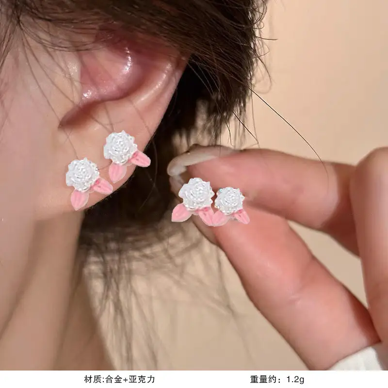 S925 Silver Pearl DOV Earrings for Women — feature 10