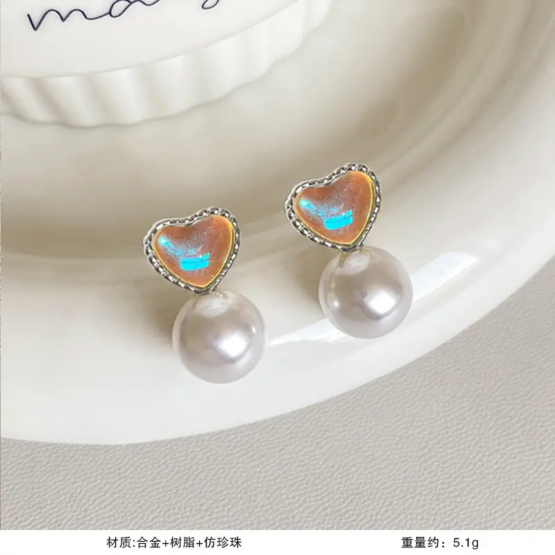 S925 Silver Pearl DOV Earrings for Women — feature 16