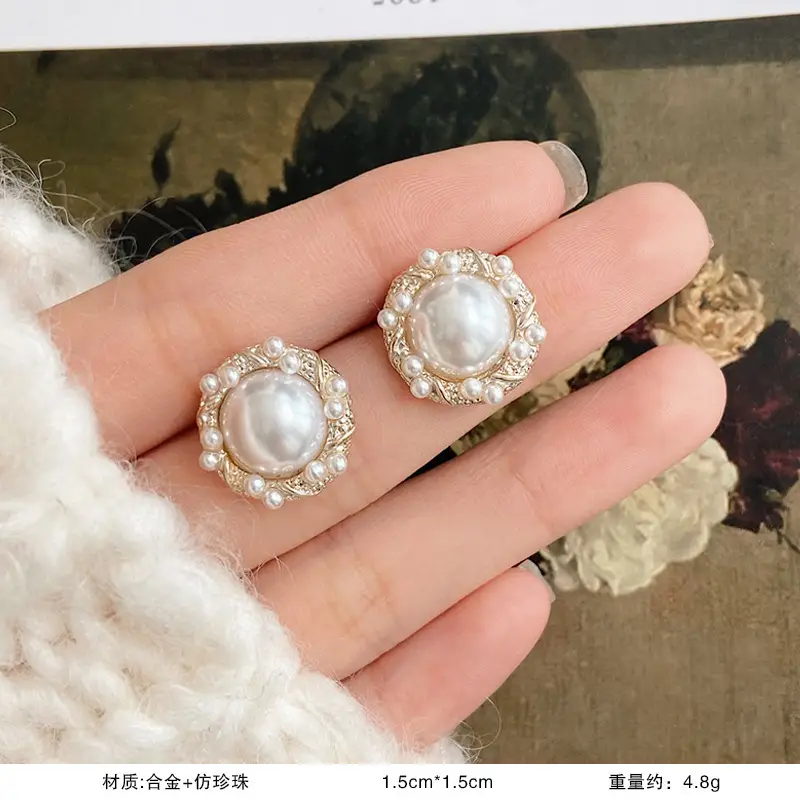 S925 Silver Pearl DOV Earrings for Women - Image 15