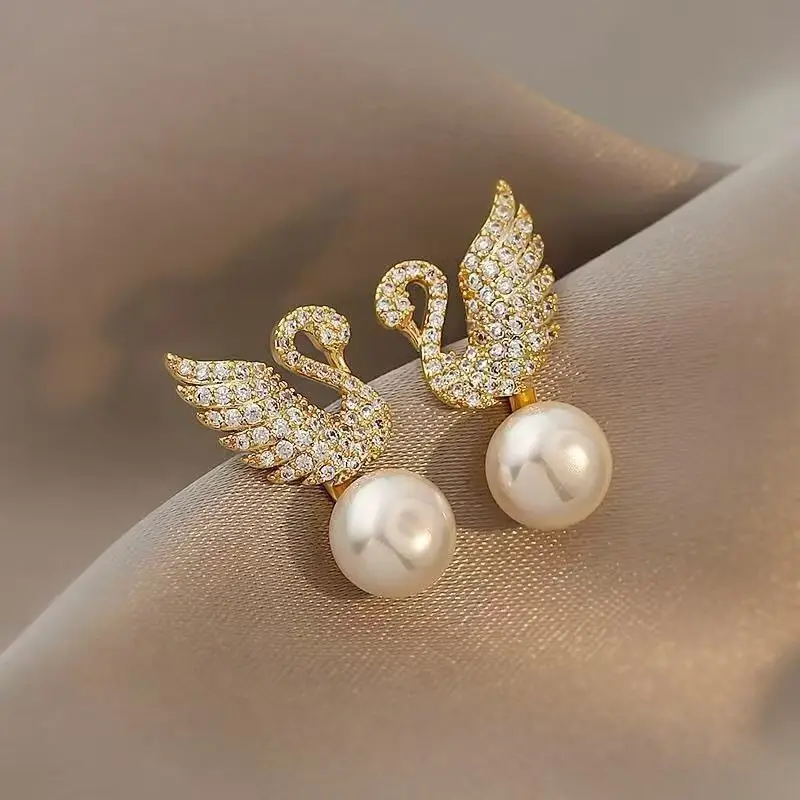 S925 Silver Pearl DOV Earrings for Women - Image 26