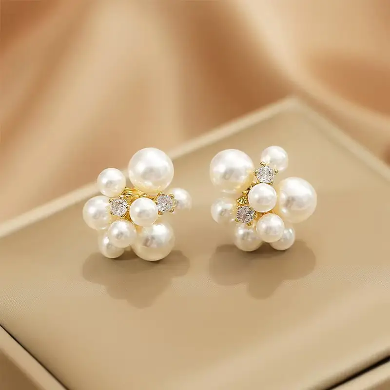 S925 Silver Pearl DOV Earrings for Women - Image 39