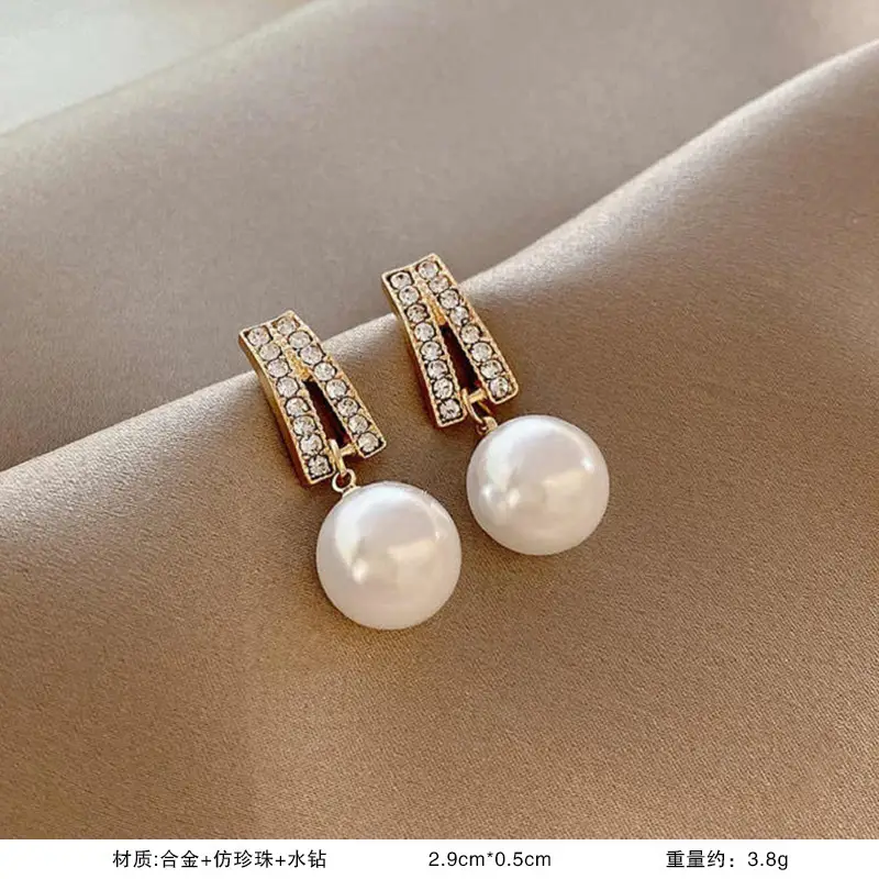 S925 Silver Pearl DOV Earrings for Women - Image 4