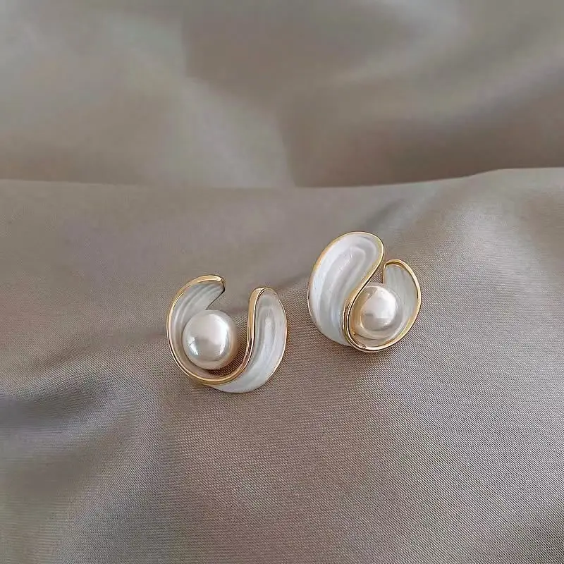 S925 Silver Pearl DOV Earrings for Women - Image 44