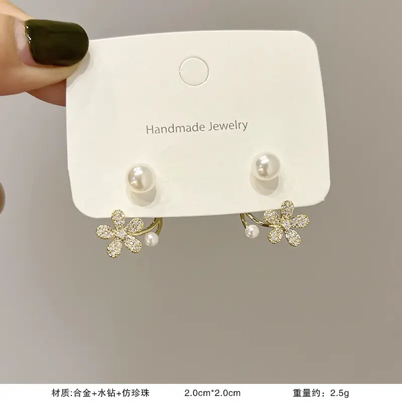 S925 Silver Pearl DOV Earrings for Women - Image 8