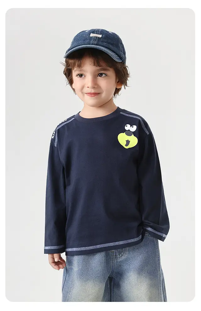 Boys Long Sleeve T-Shirt White Cotton Kids Spring Autumn Warm Base Layer — feature 20
