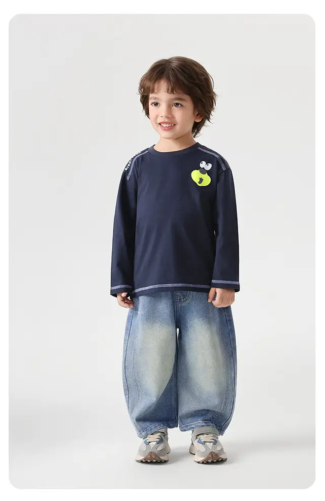 Boys Long Sleeve T-Shirt White Cotton Kids Spring Autumn Warm Base Layer — feature 22