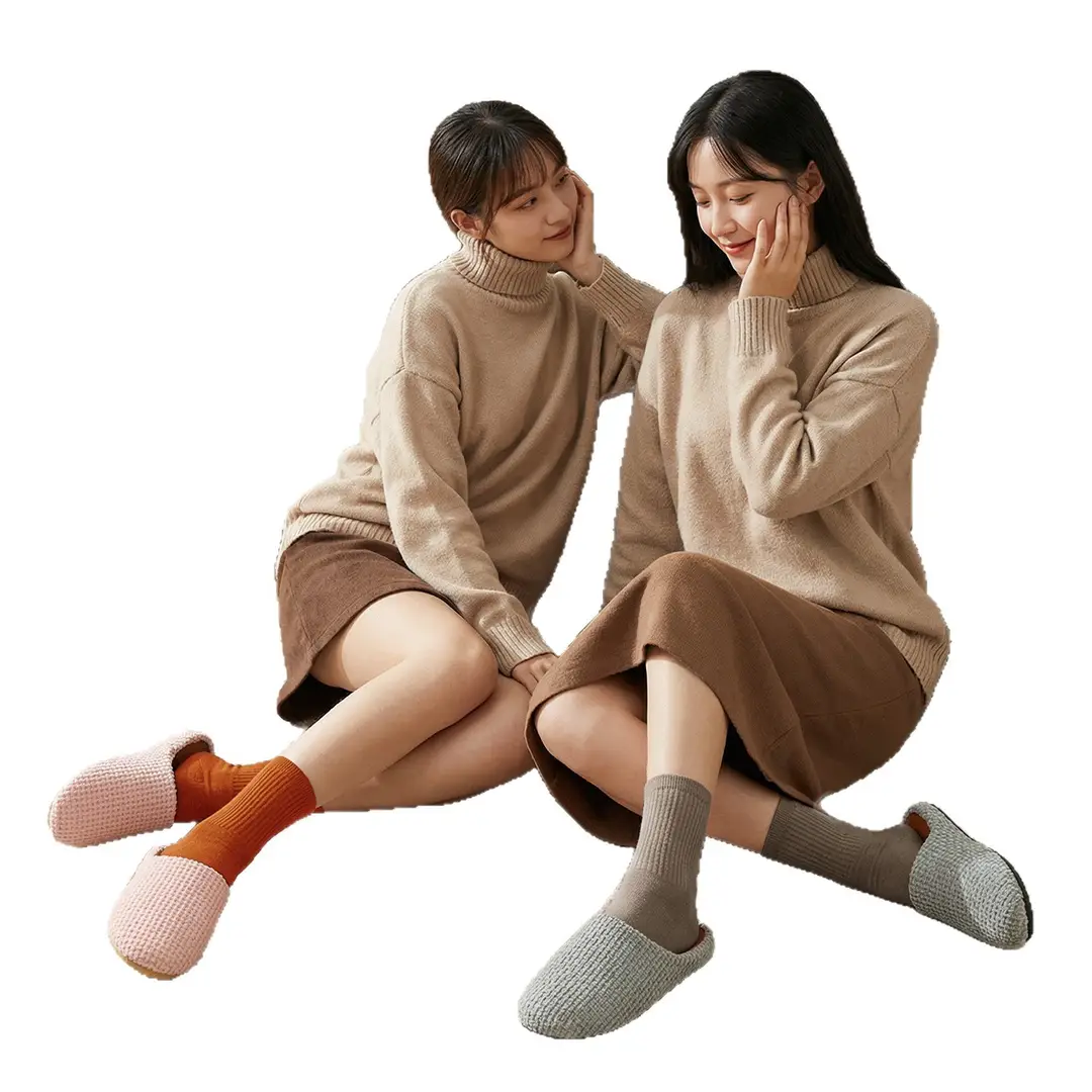 Cotton Slippers for Men Winter New Indoor Home Warm Plus Velvet Outdoor Comfortable Couple Thick-Soled Cotton Shoes for Women Wholesale - Image 7