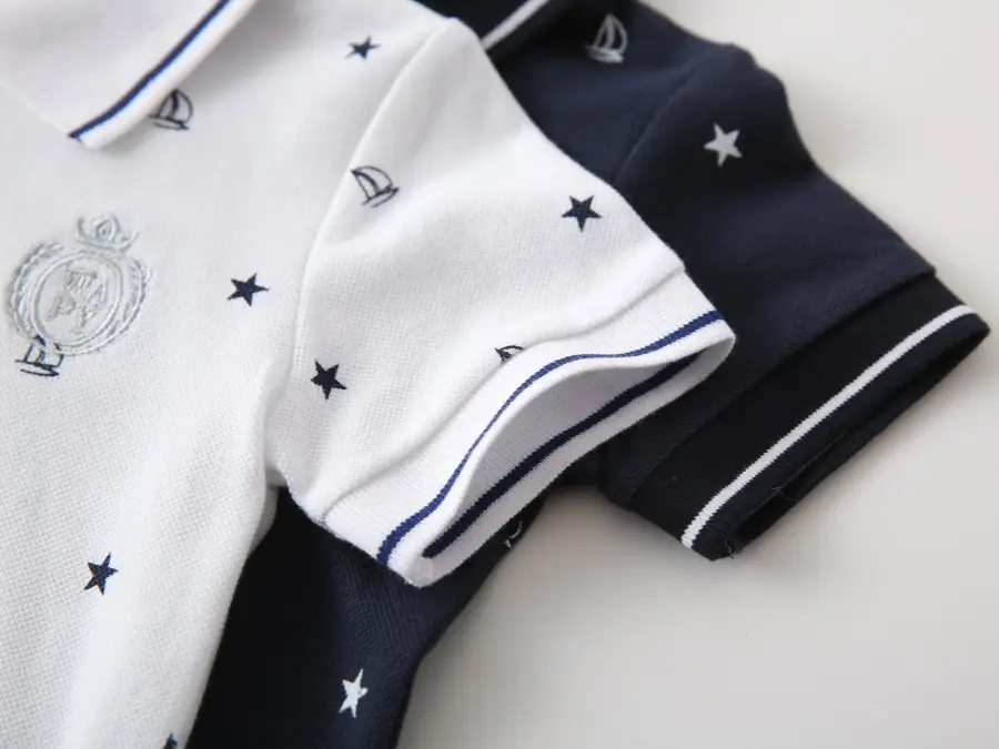 Children's 2-Piece Short Sleeve Polo T-Shirt Set — feature 10
