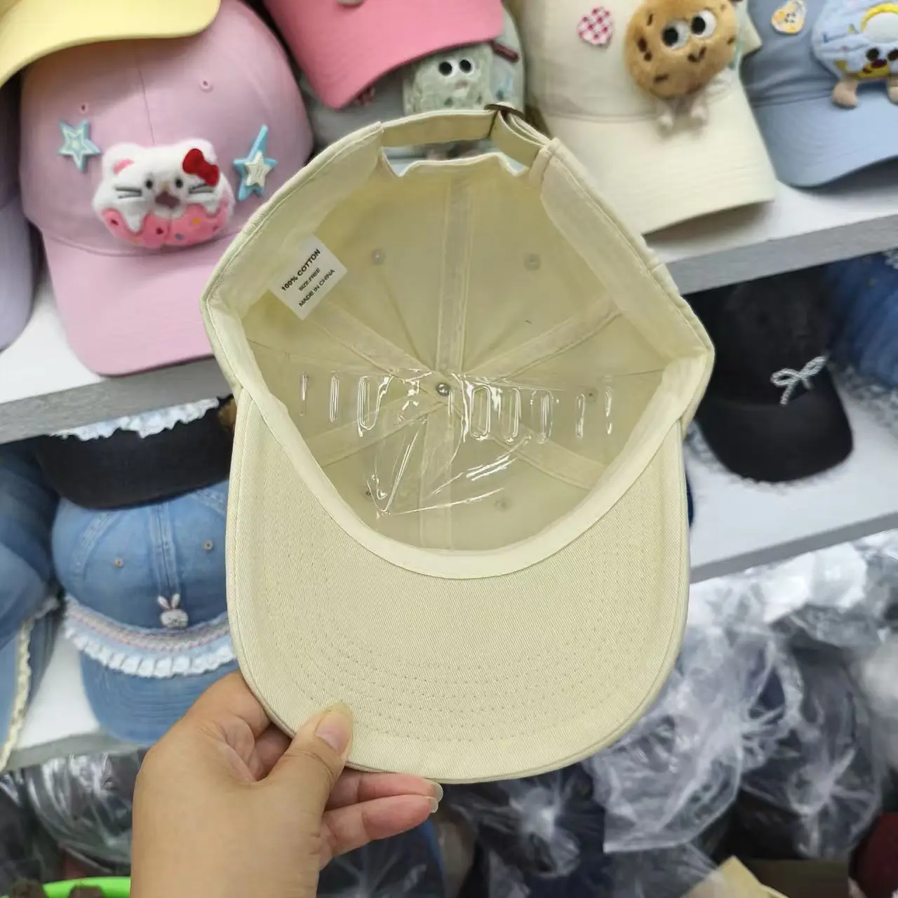 Cute Bear Ears Cap for Women Small Hats Sweet Girl Short Eared Baseball Caps — feature 6