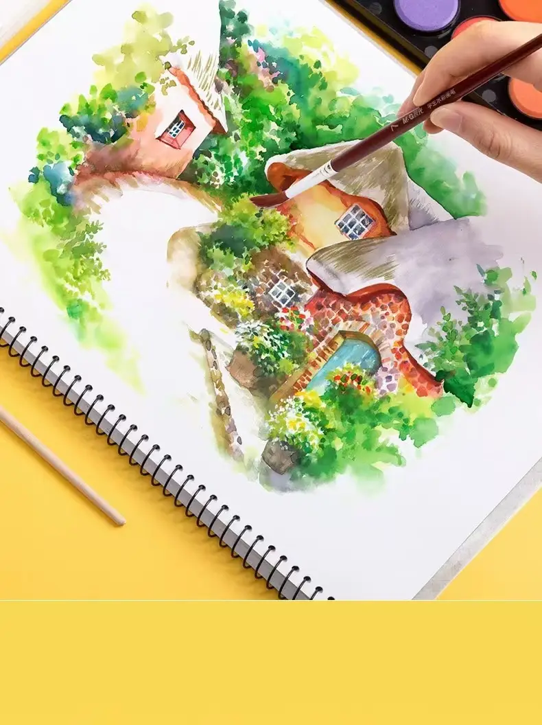 Morning Light Solid Watercolor Paints Watercolor Art Solid Painting Pigment Set for Beginners and Elementary School Students — feature 10