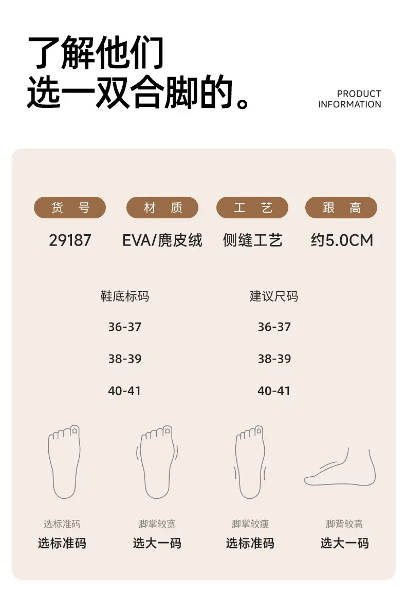 Nanbowan Cotton Slippers for Women, Autumn and Winter Home Indoor Plush Warm Thick-Soled Non-Slip Fuzzy Cotton Slippers for Ladies — feature 11