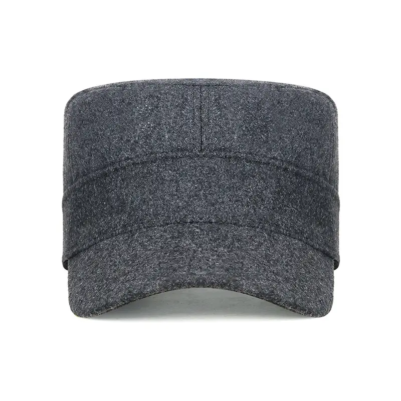 Men Wool Cap Grey Cold Proof Back Sealed - Image 5