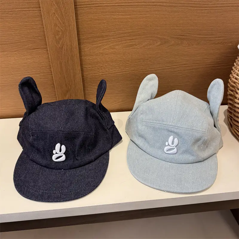 Korean Niche Duckbill Cap with Angel Wings & 3D Ears - Image 2