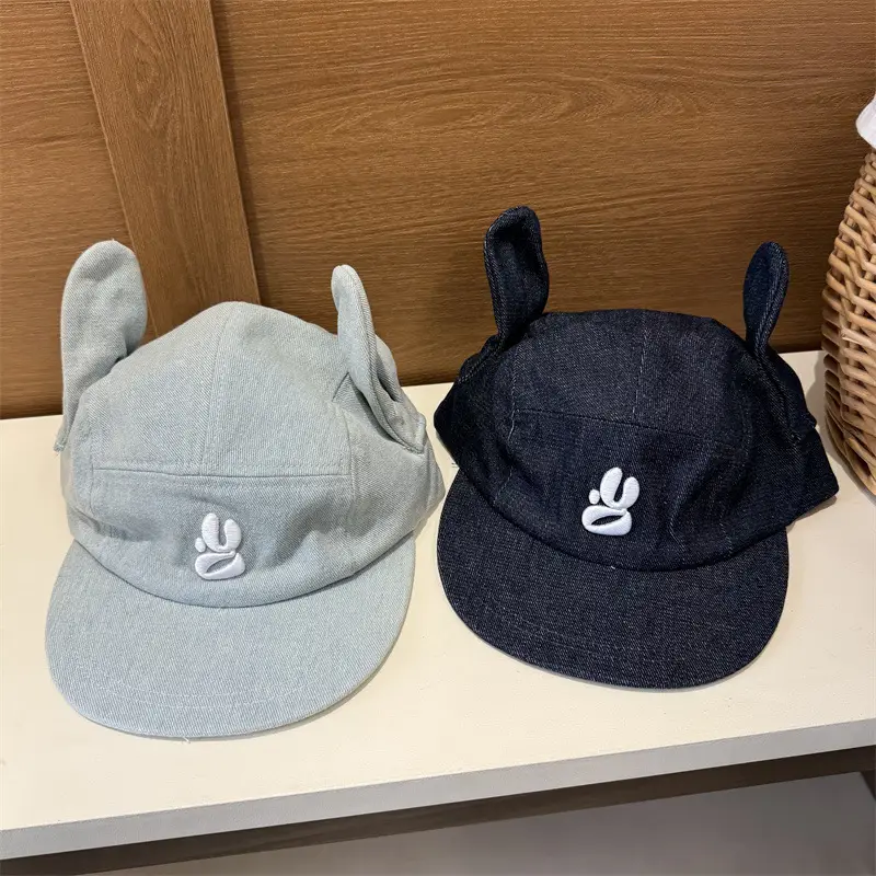 Korean Niche Duckbill Cap with Angel Wings & 3D Ears - Image 4