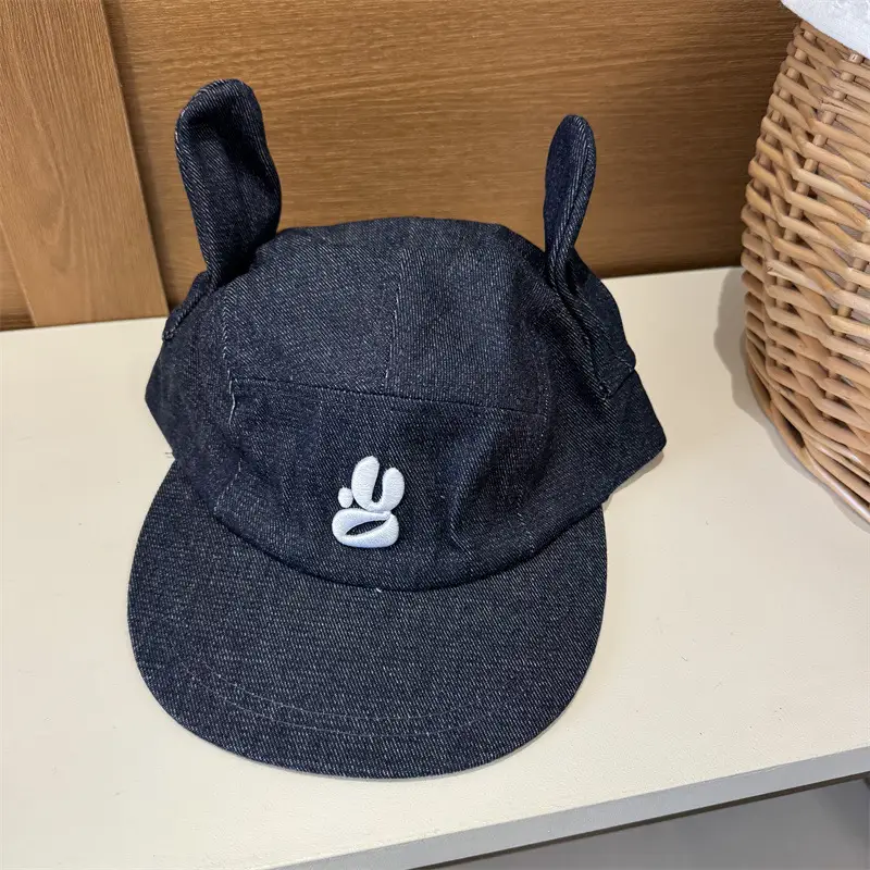 Korean Niche Duckbill Cap with Angel Wings & 3D Ears - Image 5