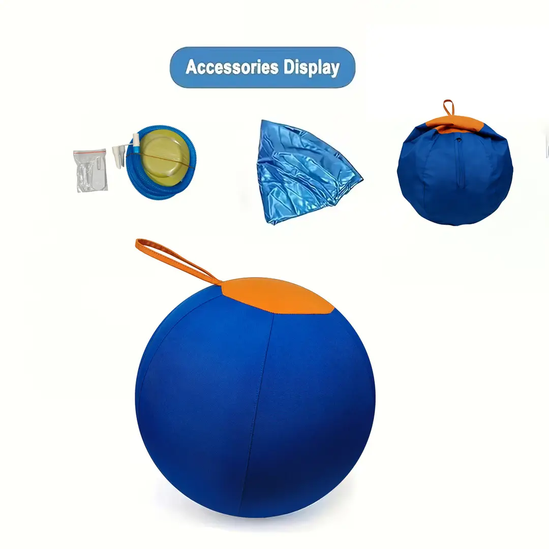 Large Dog Inflatable Chew Ball, Durable Pet Training Ball, Oxford Cloth Toy for Shiba Inu and Corgi Self-Entertainment