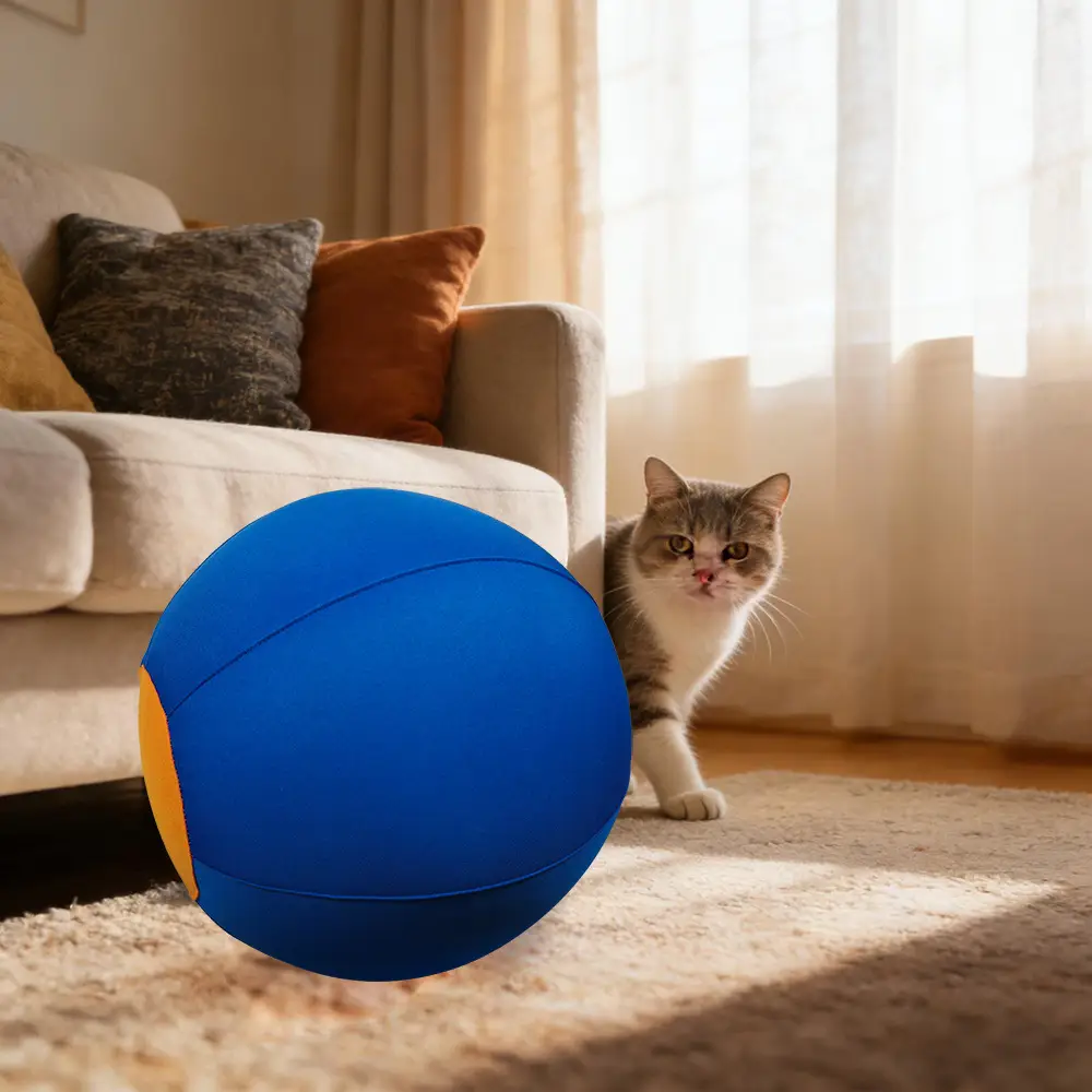 Large Dog Inflatable Chew Ball, Durable Pet Training Ball, Oxford Cloth Toy for Shiba Inu and Corgi Self-Entertainment