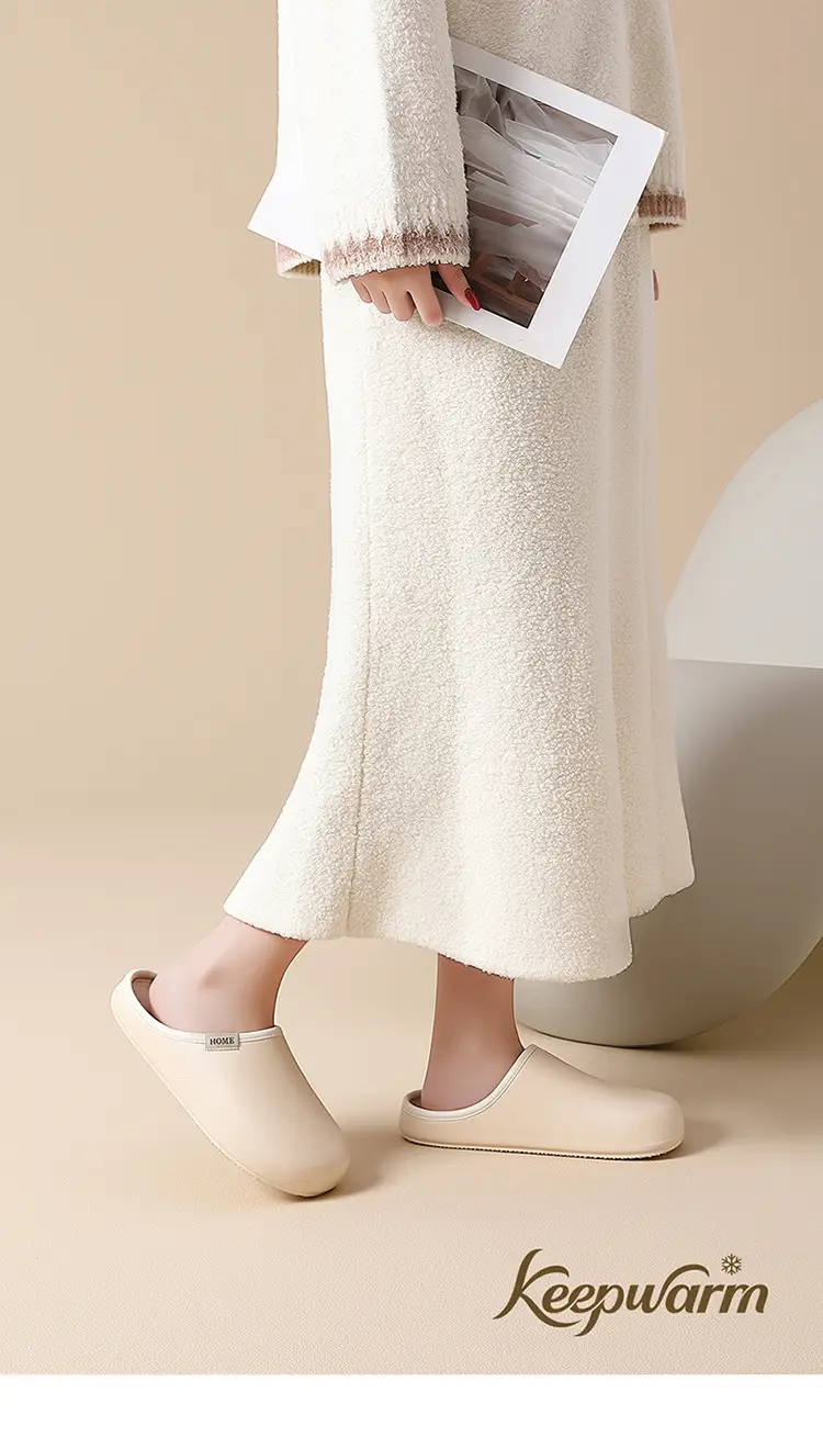 Medical Soft Cotton Slippers for Women Winter Warm Waterproof — feature 1