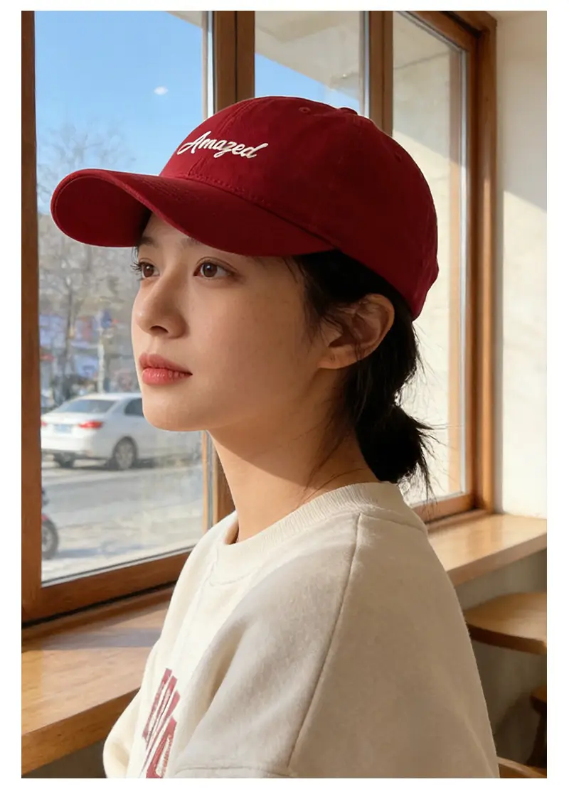 Unisex Baseball Cap with Wide Brim Duckbill Design — feature 8