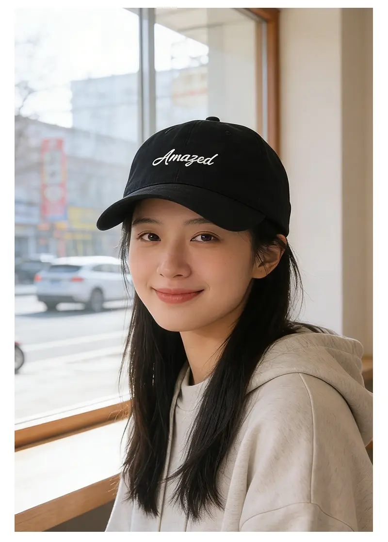 Unisex Baseball Cap with Wide Brim Duckbill Design — feature 9