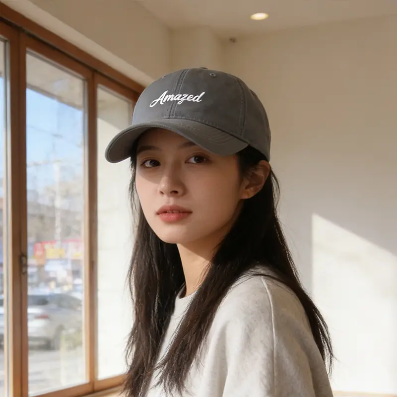 Unisex Baseball Cap with Wide Brim Duckbill Design - Image 2