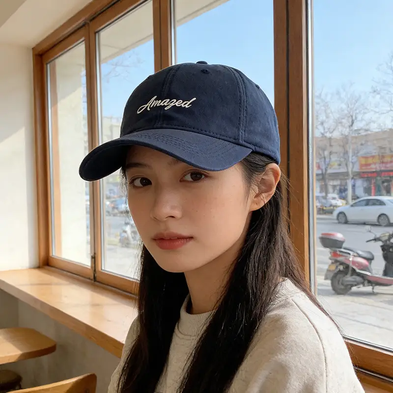 Unisex Baseball Cap with Wide Brim Duckbill Design - Image 5