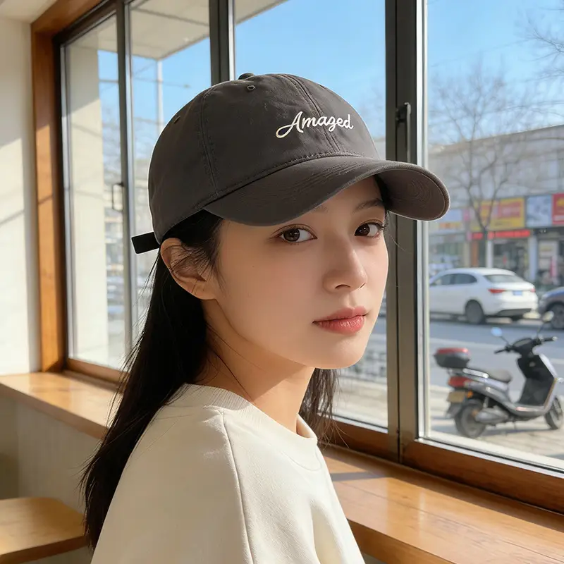 Unisex Baseball Cap with Wide Brim Duckbill Design - Image 6