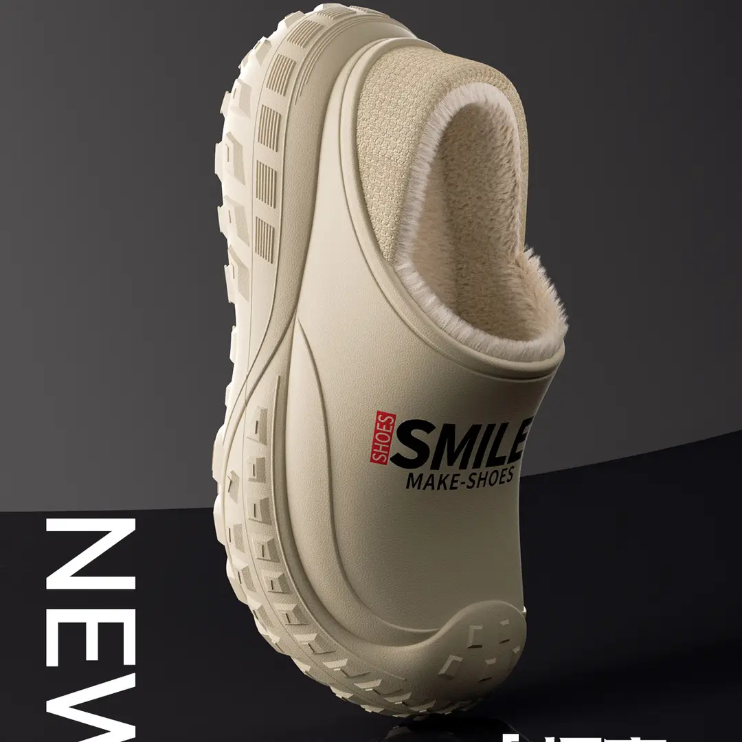 Furry Slippers for Women, Outdoor Wear, 2025 New Model, Indoor Home Use, Winter Trendy Thick-Soled Plush Shoes, Autumn and Winter Style — feature 7