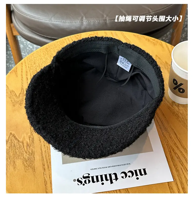 Winter Warm Korean Style Flat Cap for Women — feature 15