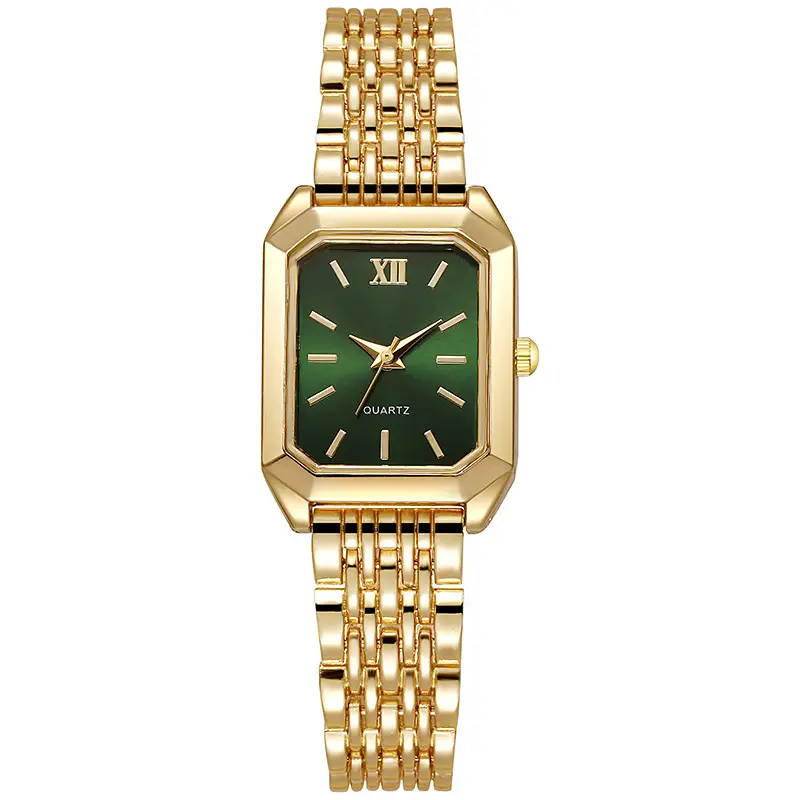 Simple and Versatile Square Quartz Watch, Exquisite Ins-Style Steel Band Fashion Quartz Watch, Fashionable Light Luxury Student Watch for Women — feature 7