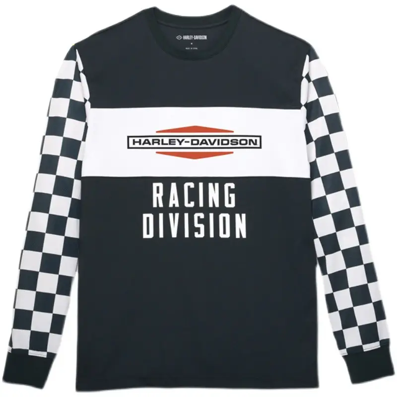 Hot-Selling Harley Motorcycle Off-Road Riding Clothing, Summer Long-Sleeved Breathable Motorcycle Clothing, Track Quick-Drying Clothing, Motorcycle Travel T-Shirt