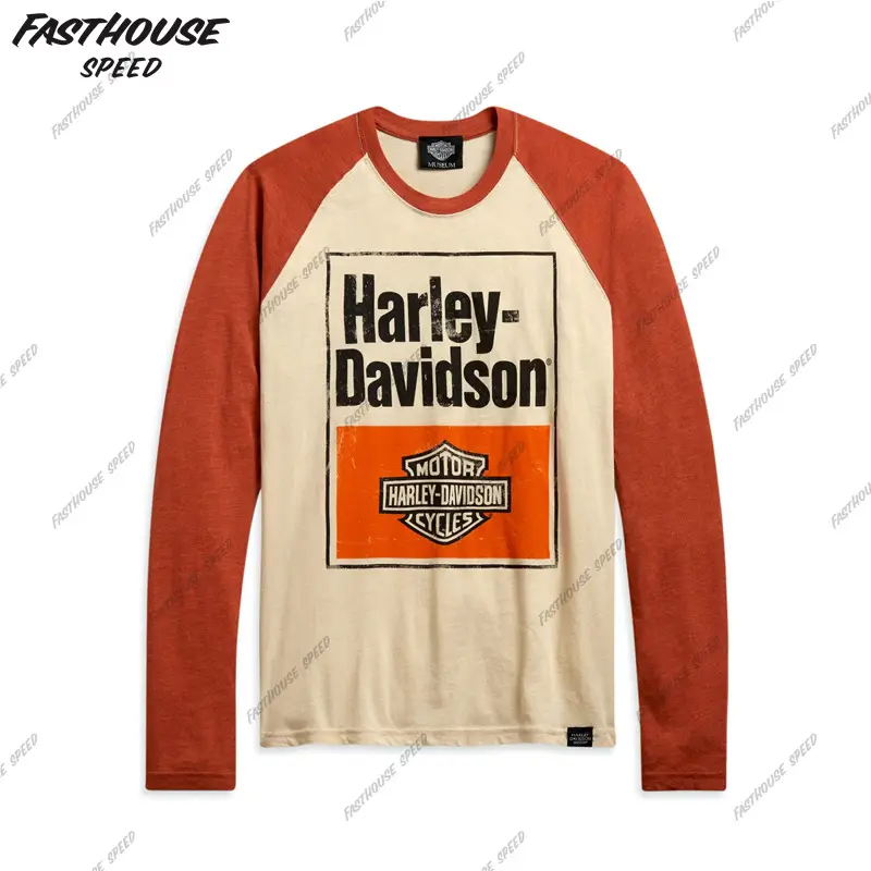 Hot-Selling Harley Motorcycle Off-Road Riding Clothing, Summer Long-Sleeved Breathable Motorcycle Clothing, Track Quick-Drying Clothing, Motorcycle Travel T-Shirt