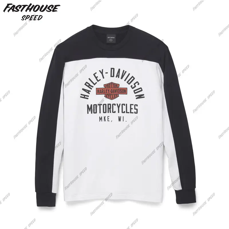 Hot-Selling Harley Motorcycle Off-Road Riding Clothing, Summer Long-Sleeved Breathable Motorcycle Clothing, Track Quick-Drying Clothing, Motorcycle Travel T-Shirt