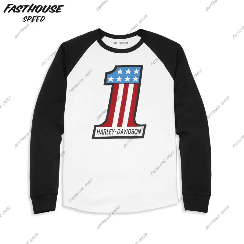 Hot-Selling Harley Motorcycle Off-Road Riding Clothing, Summer Long-Sleeved Breathable Motorcycle Clothing, Track Quick-Drying Clothing, Motorcycle Travel T-Shirt