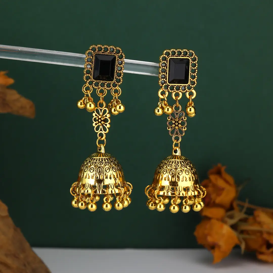 European and American Cross-Border New Fashion Earrings, Bohemian Style Earrings, Ethnic Retro Tassel Earrings in Stock