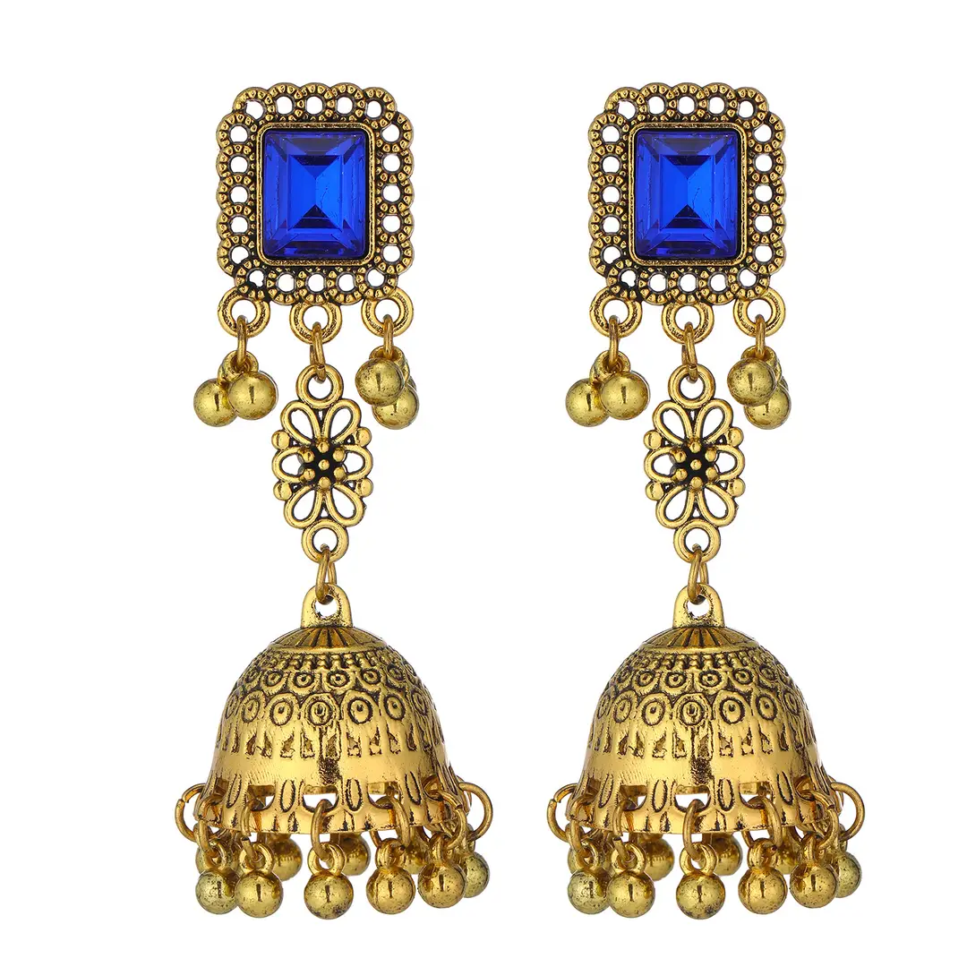 European and American Cross-Border New Fashion Earrings, Bohemian Style Earrings, Ethnic Retro Tassel Earrings in Stock