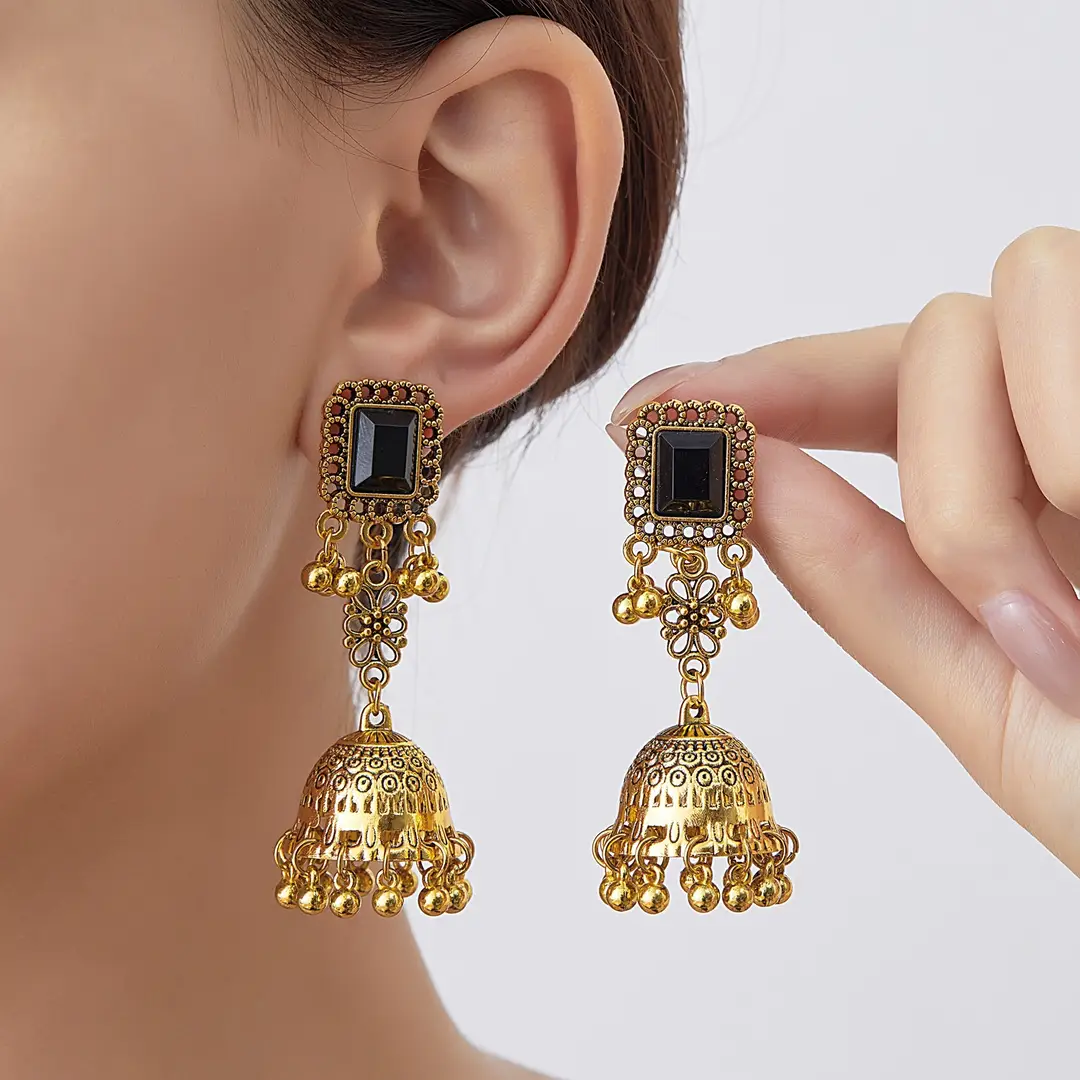 European and American Cross-Border New Fashion Earrings, Bohemian Style Earrings, Ethnic Retro Tassel Earrings in Stock