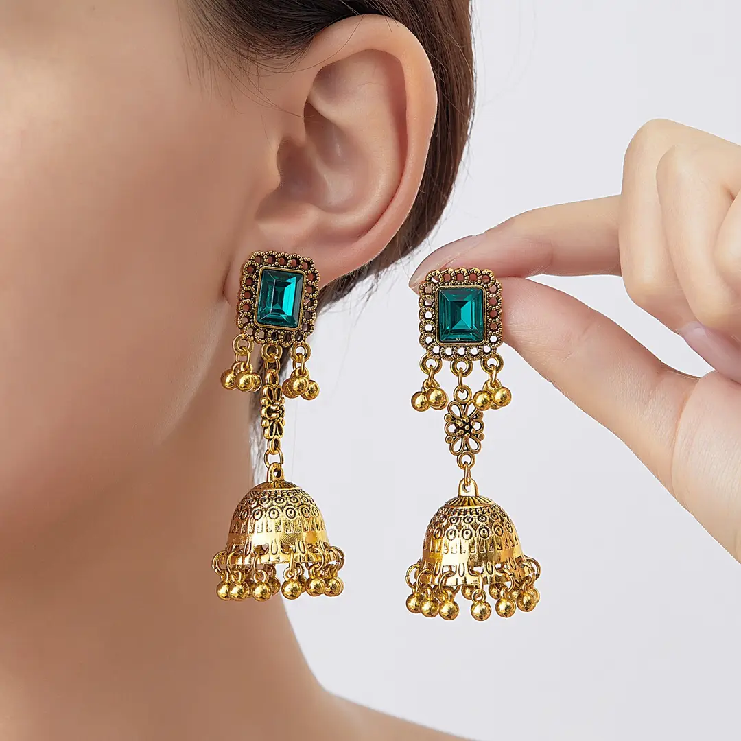 European and American Cross-Border New Fashion Earrings, Bohemian Style Earrings, Ethnic Retro Tassel Earrings in Stock