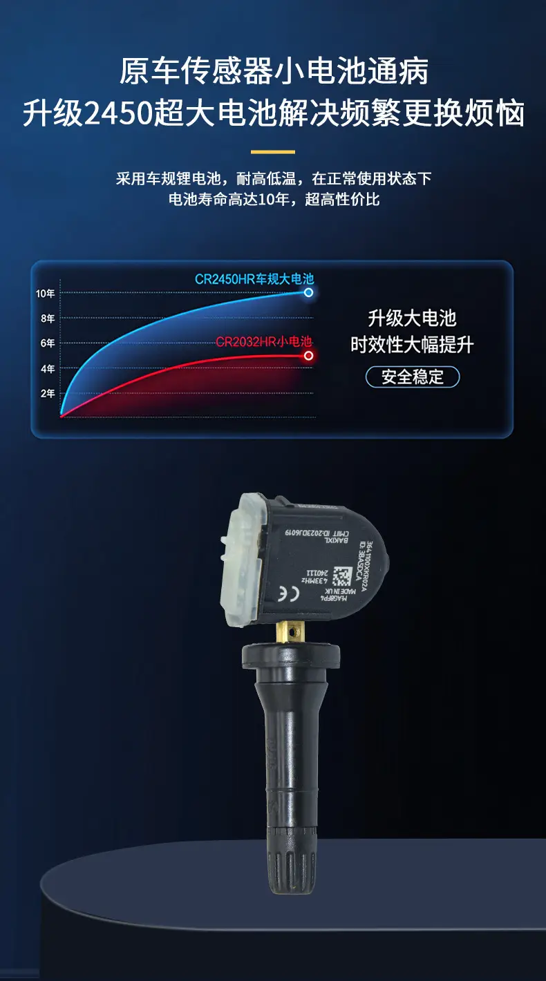 Suitable for Great Wall Haval H6 Tire Pressure Monitoring Sensor 3641100Xkr02A Tire Pressure Sensor Tpms — feature 9