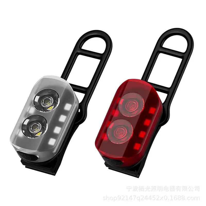 Bicycle Lights, Front and Rear Lights, Night Riding Tail Lights, Mountain Road Bike Lights, Cycling Equipment, Cycling Sensor Tail Lights