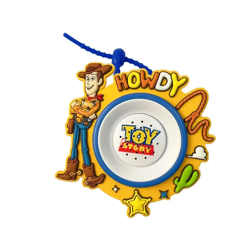 Cute and Creative Authentic Toy Story Buzz Lightyear Strawberry Bear Speaker Recording Toy Keychain Bag Pendant