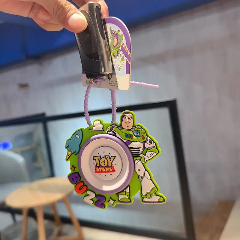 Cute and Creative Authentic Toy Story Buzz Lightyear Strawberry Bear Speaker Recording Toy Keychain Bag Pendant — feature 18