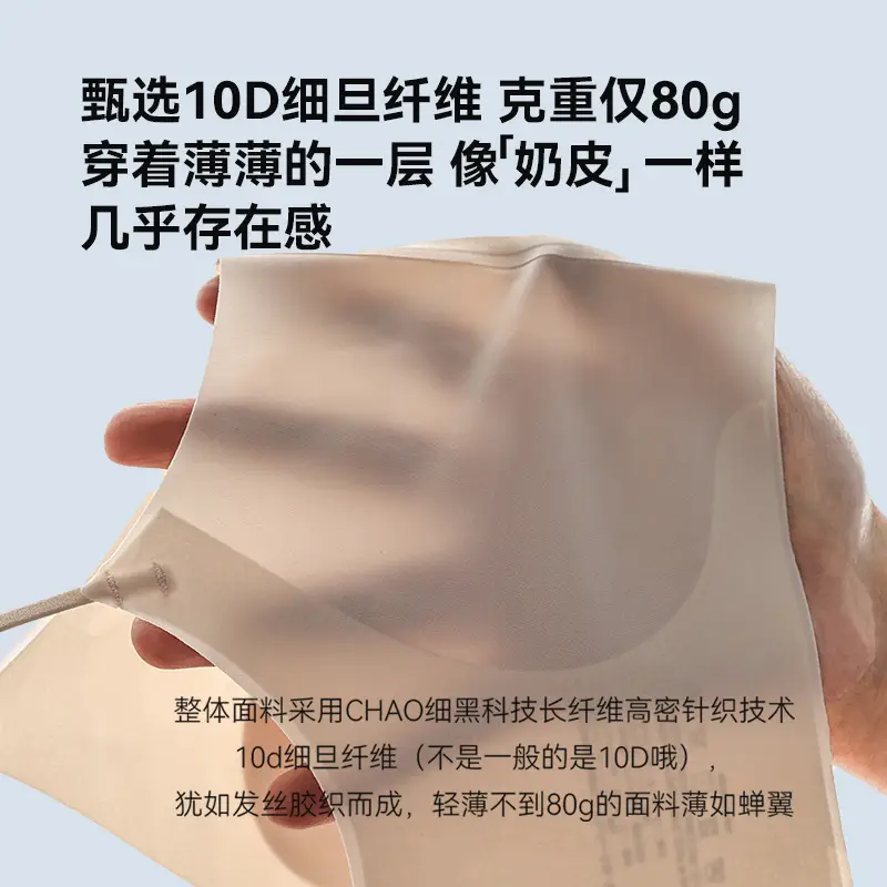 Ultra-Thin Foundation-Like Bra for Women with Large Busts, Minimizing Effect, Thin Straps, Invisible Seamless Bra, Beautiful Back Bra, Summer