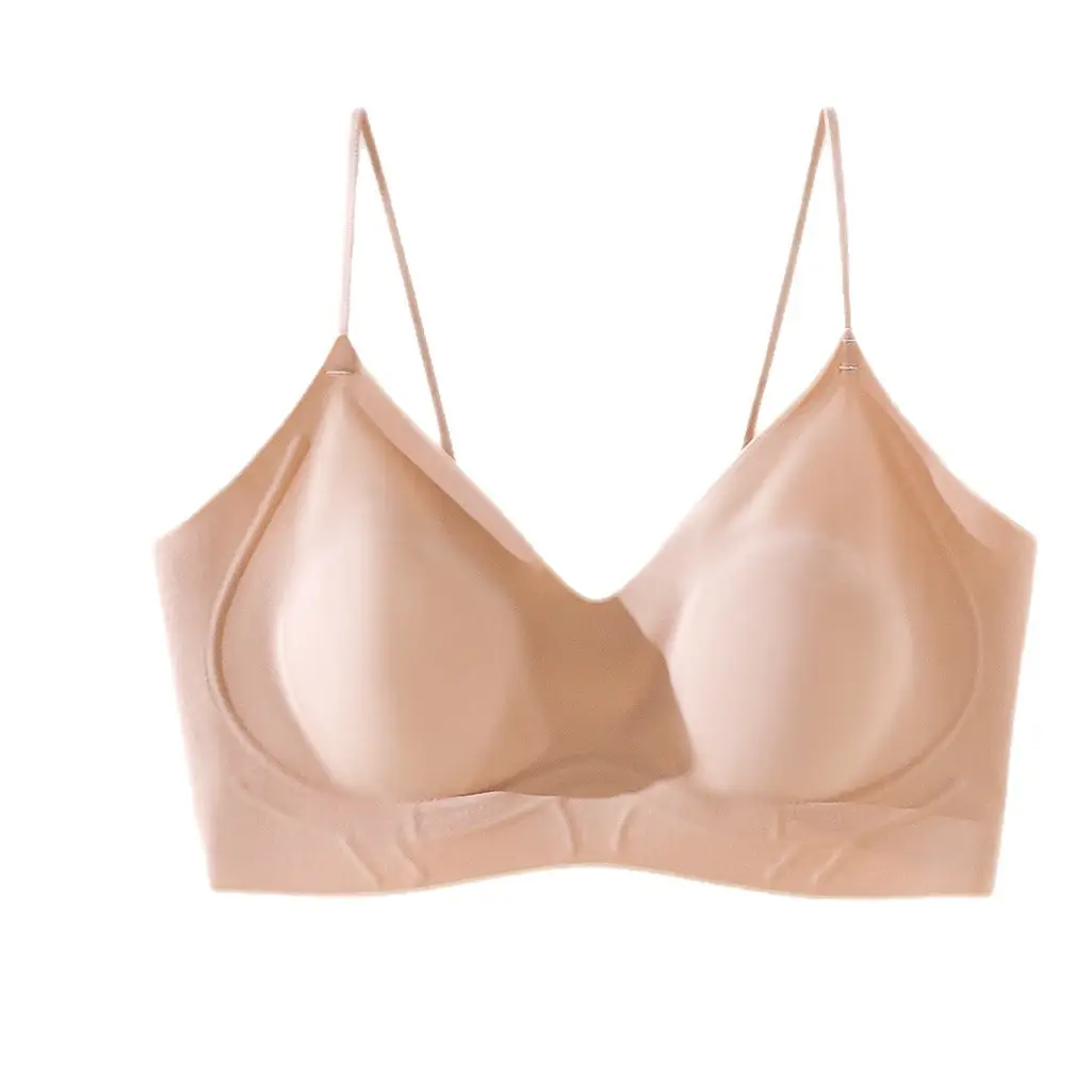 Ultra-Thin Foundation-Like Bra for Women with Large Busts, Minimizing Effect, Thin Straps, Invisible Seamless Bra, Beautiful Back Bra, Summer