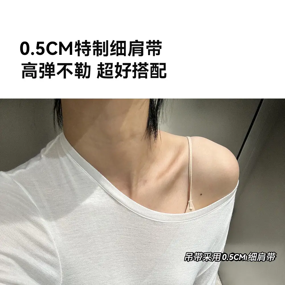Ultra-Thin Foundation-Like Bra for Women with Large Busts, Minimizing Effect, Thin Straps, Invisible Seamless Bra, Beautiful Back Bra, Summer — feature 20