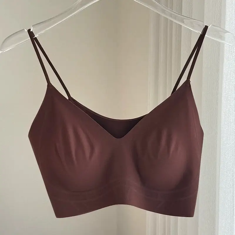 Ultra-Thin Foundation-Like Bra for Women with Large Busts, Minimizing Effect, Thin Straps, Invisible Seamless Bra, Beautiful Back Bra, Summer