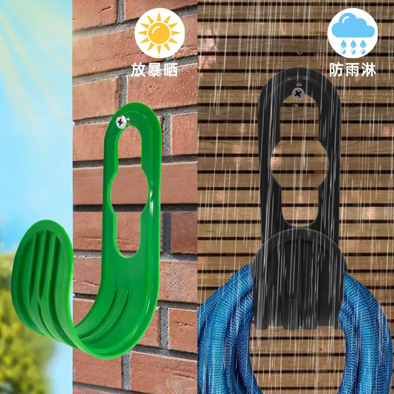 Wall-Mounted Retractable Hose Storage Rack for Home Use, Abs Hook for Garden Tools, Faucet Hook, Garden Organization, Plant Arrangement — feature 6