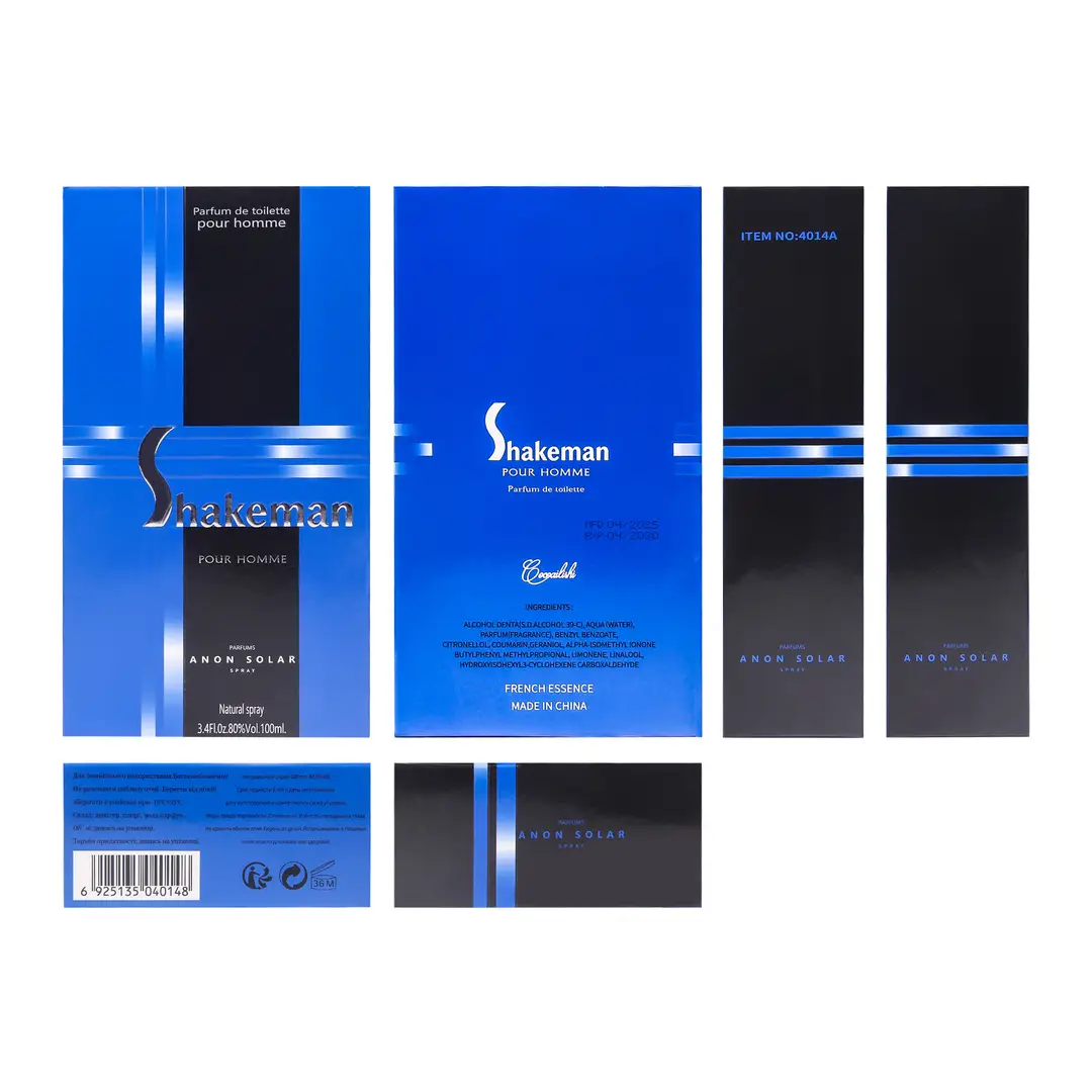 New Cross-Border Special-Shaped Long-Lasting Perfume Shakenman Russian Men's Perfume 100ml Long-Lasting Light Fragrance Wholesale — feature 16